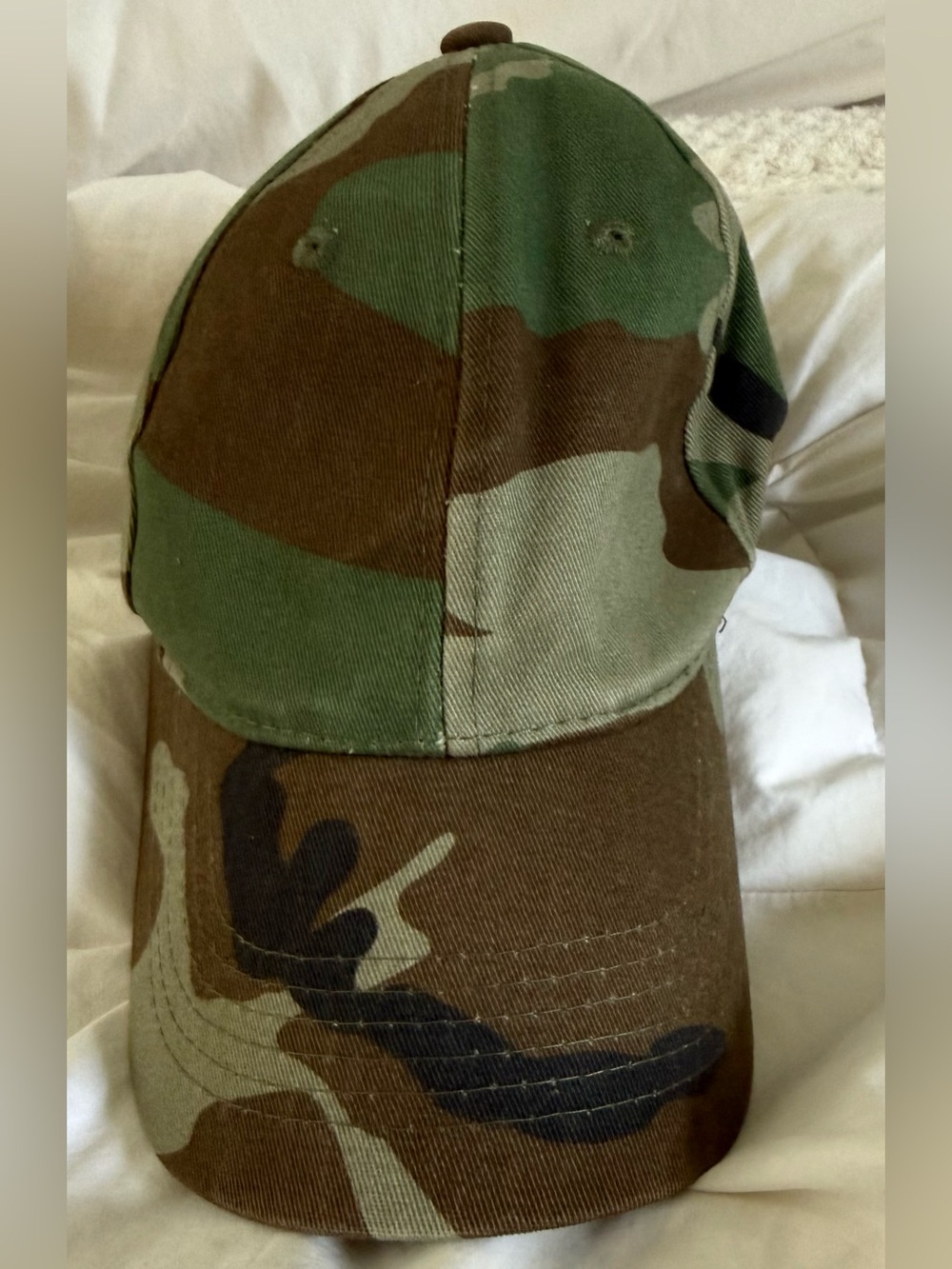 Rothco Woodland Camo Baseball Cap - Green, Brown, Black